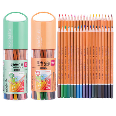 

Deli 36 color fill color lead student painting graffiti dedicated color pencil barrel