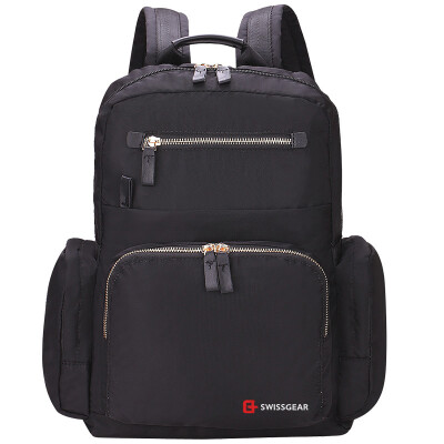 

SWISSGEAR Shoulder Bag iPad Bag Waterproof Scraper Fashion Casual Shoulder Bag Backgammon Male Female Student Bag Backpack Travel Bag SA-7767 Black