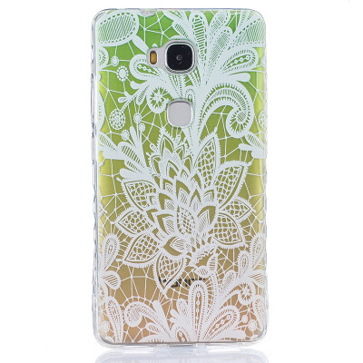 

Rose Pattern Soft Thin TPU Rubber Silicone Gel Case Cover for HUAWEI Honor 5X