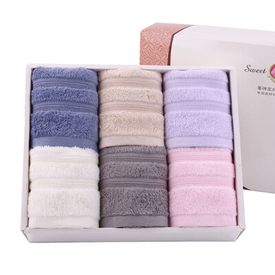 

Xin brand towel home textiles long cotton wool thickened towel towel taste life six dressing towel gift box 34 76cm 6