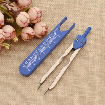 

Portable Metal Medical ECG EKG Caliper Ruler Measure Tool with Protector Cover Z