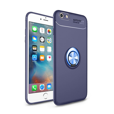 

Fivice iphone 6S plus case TPU metal ring shell magnetic bracket soft shell
