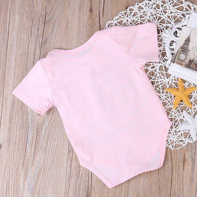 

Pink Cotton Newborn Infant Baby Girls Bodysuit Romper Jumpsuit Clothes Outfits