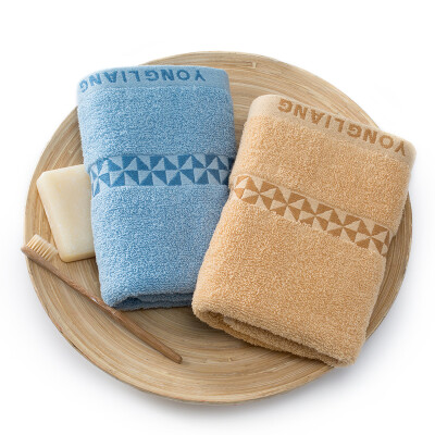 

【Jingdong Supermarket】 Yongliang towel home textiles A class cloth embroidery gauze towel mixed with 4 pieces installed 80g / Article 34 * 74cm