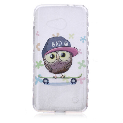 

Owl Pattern Soft Thin TPU Rubber Silicone Gel Case Cover for Microsoft Lumia 550