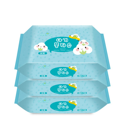 

Piaoyang (Pureyoung) Infant Skin Care Soft Wipes Economical 80