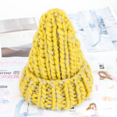 

Women Fashion Pompom Bobble Ball Ski Hat Yarn Knitted Beanie Cap Hat Fashion