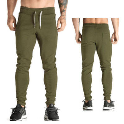 

Mens Sport Pants Long Trousers Tracksuit Fitness Workout Joggers Gym Sweatpants