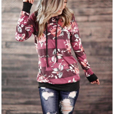 

Women Fashion Hoodie Sweatshirt Long Sleeve Hooded Coat Pullover Pullover Top