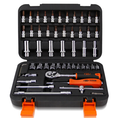 

Huafeng Big Arrow Ratchet wrench sets 53pcs 63 mm series HF-81053A Auto Repair Tool Set