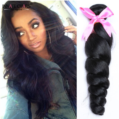 

Peruvian Virgin Human Hair Loose Wave 4 Bundles 7A Loose Curly Weave Hair Bundles Unprocessed Peruvian Hair Extensions