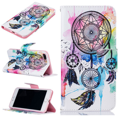 

Dreamcatcher Design PU Leather Flip Cover Wallet Card Holder Case for IPHONE 7 Plus