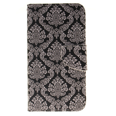 

Totem flowers Design PU Leather Flip Cover Wallet Card Holder Case for LG K8