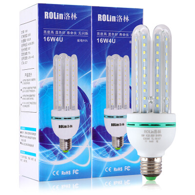 

Jingdong supermarket] Lorraine (ROlin) LED energy-saving lamps high-power e27 large screw light bulbs 16W white 6500K 2 support