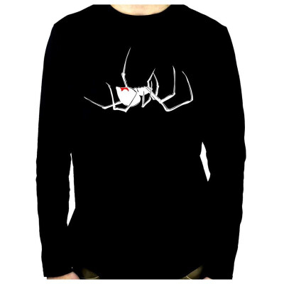 

Death Black Widow Spider Long Sleeve Shirt Occult Alternative Clothing Arachnid