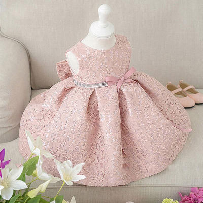 

Flower Girl Dresses Lace Flower Wedding Bridesmaid Formal Party Dress UK Stock