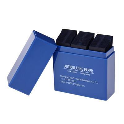

300 SheetBox Blue Dental Articulating Paper Strips Dental Lab Products Tool Oral Teeth Care Whitening Material 5518mm