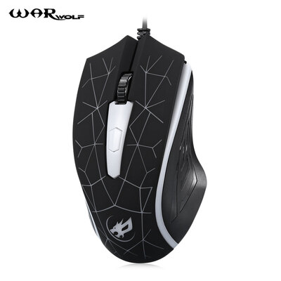 

Warwolf  - 01 Gaming Mouse Adjustable DPI with Colorful LED Light