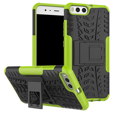 

Fivice Redmi 66A Case TPU anti-fall tire pattern back clip bracket phone case