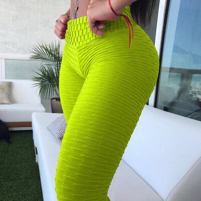 

US STOCK Women High Waist Yoga Leggings Fitness Sports Gym Jogging Pants Trouser