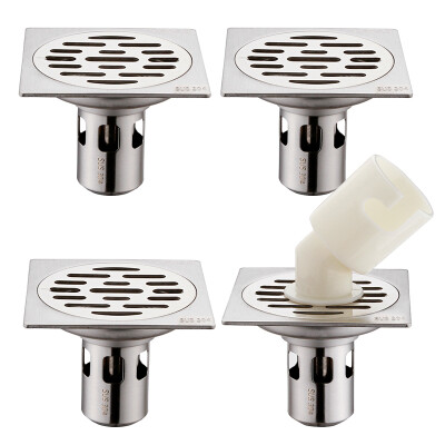 

Larsd 8800A 304 stainless steel floor drain set shallow water seal deodorant floor drain bathroom bathroom floor drain set washing machine floor drain a kitchen a Wei package