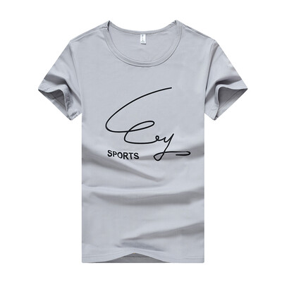 

Battlefield Jeep мужские модели моды с короткими рукавами футболки простой сплошной цвет вокруг шеи футболки печать больших размеров мужчин 17030ZT58 серый 2XL