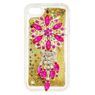 

Dynamic Quicksand Glitter Liquid Soft TPU Case Cover For IPHONE 5S