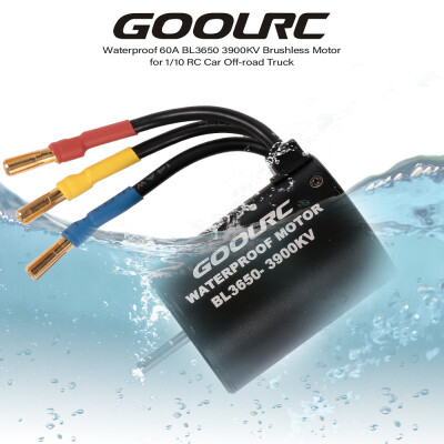 

GOOLRC Waterproof BL3650 3900KV Brushless Motor with 60A ESC for 110 RC Car Off-road Truck