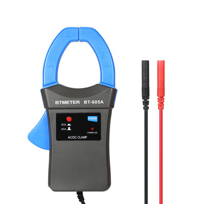 

BTMETER 600A DCAC Current Clamp Adapter Clamp-On Adapter Meter with Test Probes