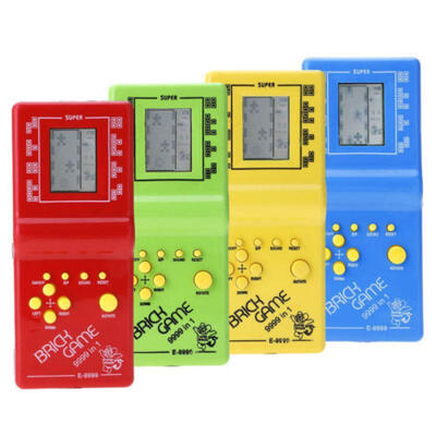 

RETRO LCD BRICK GAME VINTAGE TETRIS SNAKE 999-IN-1 HANDHELD ARCADE CLASSIC