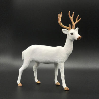 

Deer Figure Christmas Doll White-tailed Reindeer Home Party Decoration Xmas Gift