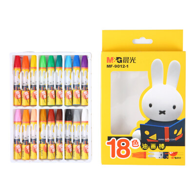 

Dawn  & G MF9012-1 Miffy cartoon 3D hexagonal oil painting stick Crayon brush 18 color box