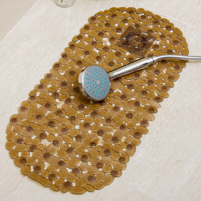 

Suat pebble bathroom bathtub anti-slip mat shower mat 36 69cm blue