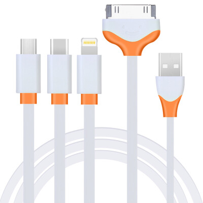 

Зарядный кабель Capshi 4-в-1 Micro USB, Mini USB, Lightning 8 pin, Apple 30 pin