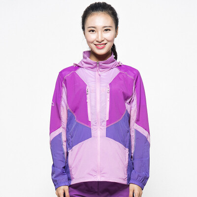 

Antarctic (Nanjiren) couple outdoor skin clothing spring and summer thin section leather windbreaker sunscreen female models 17068NJ67768 purple red 3XL