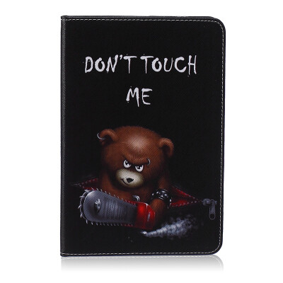 

Bear Style Embossing Classic Flip Cover with Stand Function and Credit Card Slot for iPad Mini 1/2/3