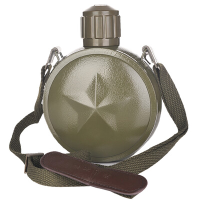 

Jingdong Supermarket] Bangda retro pot large-capacity insulation Cup outdoor sports mountaineering wild travel pot BDY7-80 army green 800ml
