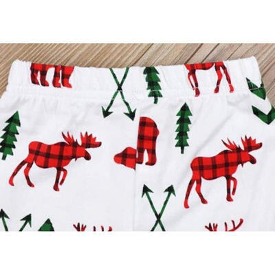 

Christmas Baby Boy Girl Infant Clothes Autumn Hoodie TopsPants 2PCS Outfits USA