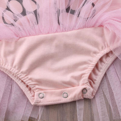 

Cute Rabbit Romper Tulle Dress Newborn Baby Girl Party Sundress Jumpsuit Outfits