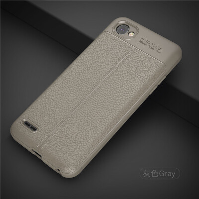

Fivice LG Q6Q6 PLUS case Luxury leather TPU silicone anti-fall soft shell phone case
