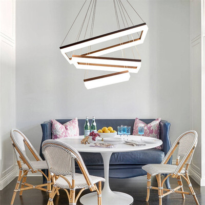 

Baycheer HL487620 Dining Room Kitchen Island 1575"Lighting Acrylic Shade LED Rectangular ChandelierWhite Light
