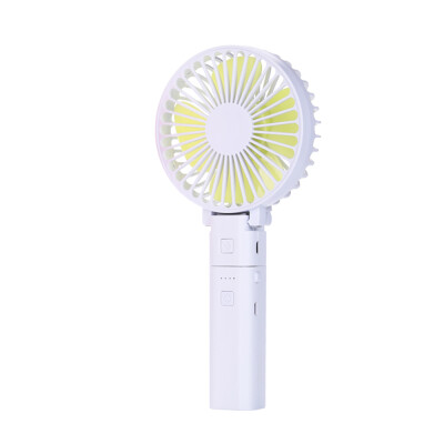 

Portable Handheld Mini Fan Removable Power Bank USB Rechargeable Foldable Table Fan Air Cooler Adjustable 3 Speeds for Home Office