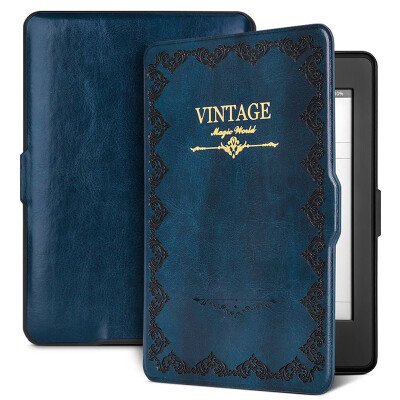 

Natusun Compatible Kindle 958 Case / Case Kindle Paperwhite1 / 2/3 Generation Power Book Sleep Sleeve Vintage Spellbook Dark Blue