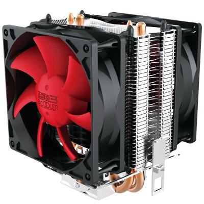 

Overclocking three (PCCOOLER) Xinghai S88 CPU radiator (8cm intelligent shock absorber fan / multi-platform / 2 heat pipe / with thermal grease / mute