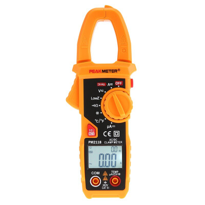 

Huayi (PEAKMETER) PM2118 AC and DC digital clamp multimeter AC and DC 600A clamp meter