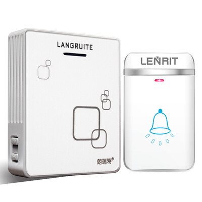 

Lenrit LR-1689 Самодельный дверной звонок Нет батареи Беспроводной дверной звонок Пожилым людям звонить гостя