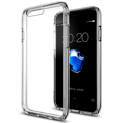 

Чик Муни iphone7plus мобильный телефон оболочки / защитная оболочка Apple 7plus мобильный телефон случае / защитный силиконовый мягкий всеобъемлющий анти-осенью высокой четкости полупрозрачный досуг серии через черный