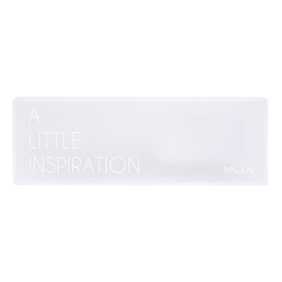 

Chenguang M & G ASB92303 color frosted pencil case storage stationery box hazy white