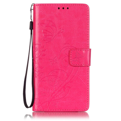 

Rose Flower Design PU Leather Flip Cover Wallet Card Holder Case for HUAWEI P9lite