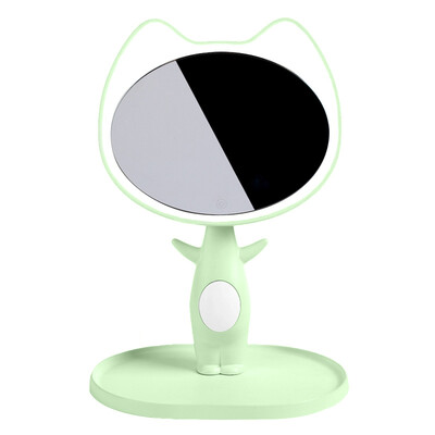 

Jingdong supermarket Liang Meihui Kiss cat make-up mirror lamp creative gift birthday gift fresh green